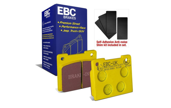 Brake Pad Set, disc brake Yellowstuff DP4114R EBC, Image 8