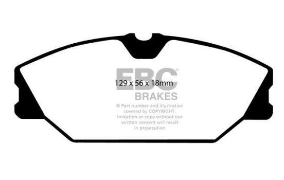 Brake Pad Set, disc brake Yellowstuff DP41369R EBC, Image 5