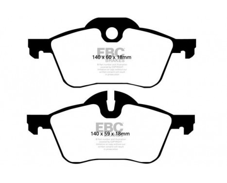 Brake Pad Set, disc brake Yellowstuff DP41388R EBC, Image 5