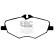 Brake Pad Set, disc brake Yellowstuff DP41488R EBC, Thumbnail 5