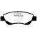 Brake Pad Set, disc brake Yellowstuff DP41597R EBC, Thumbnail 5