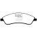 Brake Pad Set, disc brake Yellowstuff DP41692R EBC, Thumbnail 5