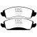 Brake Pad Set, disc brake Yellowstuff DP41830R EBC, Thumbnail 5