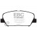 Brake Pad Set, disc brake Yellowstuff DP41856R EBC, Thumbnail 5