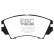 Brake Pad Set, disc brake Yellowstuff DP42014R EBC, Thumbnail 5