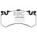 Brake Pad Set, disc brake Yellowstuff DP42158R EBC, Thumbnail 5