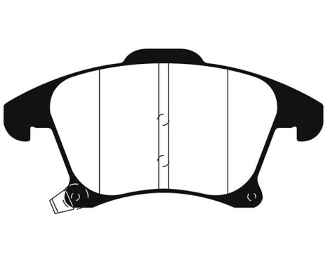Brake Pad Set, disc brake Yellowstuff DP42269R EBC, Image 5