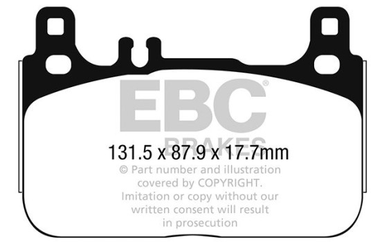 Brake Pad Set, disc brake Yellowstuff DP42284R EBC, Image 5