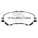 Brake Pad Set, disc brake Yellowstuff DP43032R EBC, Thumbnail 5