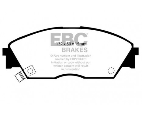 Brake Pad Set, disc brake Yellowstuff DP4706R EBC, Image 5