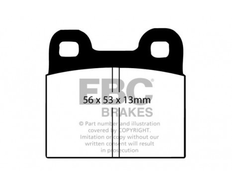 Brake Pad Set, disc brake Yellowstuff, Image 5