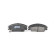 Brake pad set, disc brake