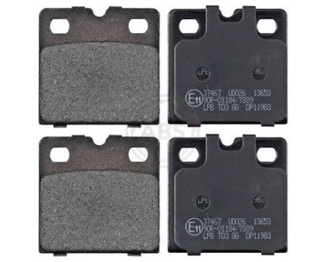 Brake Pad Set, disc parking brake 37467 ABS, Image 3