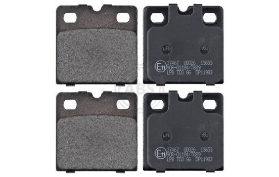 Brake Pad Set, disc parking brake 37467 ABS, Image 3