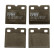 Brake Pad Set, disc parking brake COTEC GDB1641 TRW, Thumbnail 3