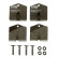 Brake Pad Set, disc parking brake GDB1640 TRW, Thumbnail 3