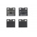 Brake Pad Set, disc parking brake P 02 001 Brembo