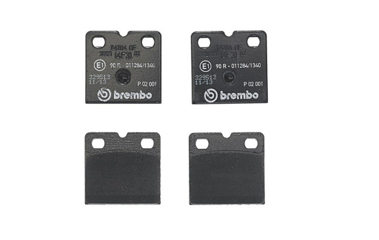 Brake Pad Set, disc parking brake P 02 001 Brembo
