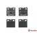 Brake Pad Set, disc parking brake P 02 001 Brembo, Thumbnail 3