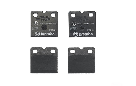 Brake Pad Set, disc parking brake P 02 001 Brembo, Image 3