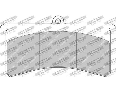 Brake pad set DS 1.11 FRP501W Ferodo Racing, Image 2