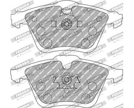 Brake pad set DS Performance FCP1765H Ferodo Racing, Image 2