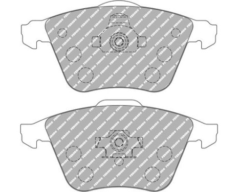 Brake pad set DS Performance FCP1765H Ferodo Racing, Image 6