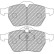Brake pad set DS Performance FDS1068 Ferodo Racing, Thumbnail 6