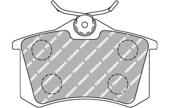 Brake pad set DS Performance FDS1083 Ferodo Racing, Image 5