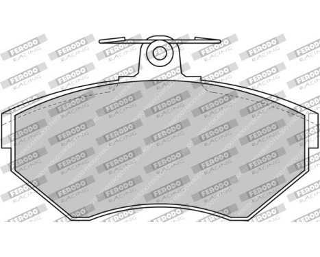 Brake pad set DS Performance FDS1312 Ferodo Racing, Image 2