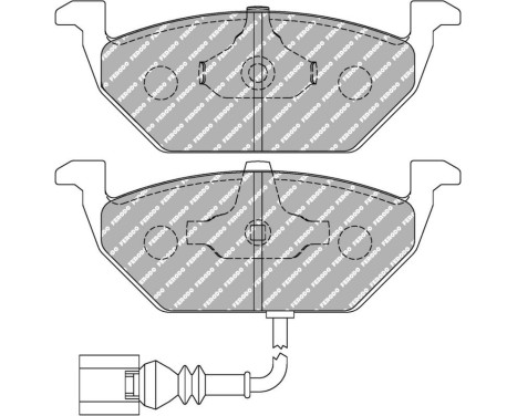 Brake pad set DS Performance FDS1398 Ferodo Racing, Image 5