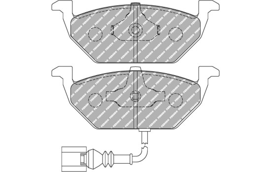 Brake pad set DS Performance FDS1398 Ferodo Racing, Image 5