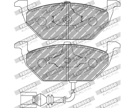 Brake pad set DS Performance FDS1398 Ferodo Racing, Image 6
