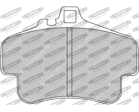 Brake pad set DS Performance FDS1435 Ferodo Racing, Image 2