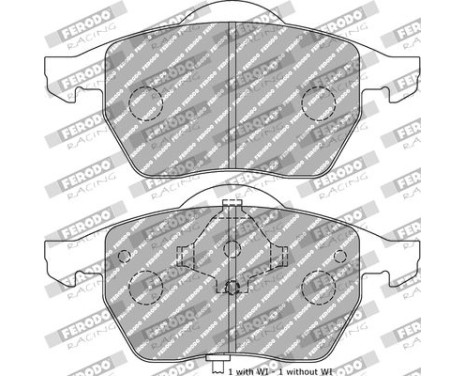 Brake pad set DS Performance FDS1463 Ferodo Racing, Image 2