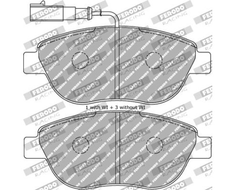 Brake pad set DS Performance FDS1467 Ferodo Racing, Image 2