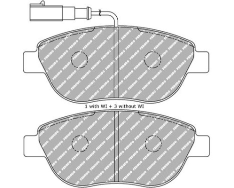 Brake pad set DS Performance FDS1467 Ferodo Racing, Image 6