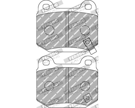 Brake pad set DS Performance FDS1562 Ferodo Racing, Image 6