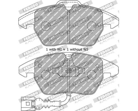 Brake pad set DS Performance FDS1641 Ferodo Racing, Image 2