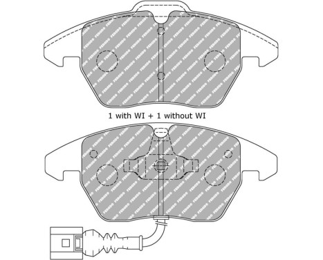 Brake pad set DS Performance FDS1641 Ferodo Racing, Image 5