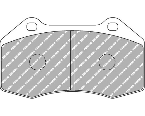 Brake pad set DS Performance FDS1667 Ferodo Racing, Image 6