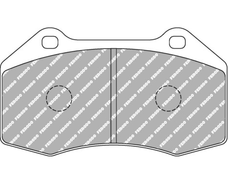 Brake pad set DS Performance FDS1667 Ferodo Racing, Image 5