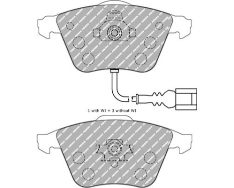 Brake pad set DS Performance FDS1765 Ferodo Racing, Image 6