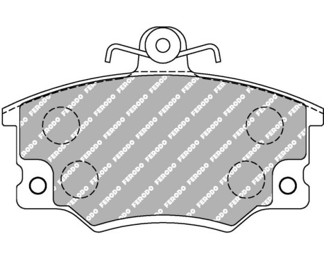 Brake pad set DS Performance FDS370 Ferodo Racing, Image 5