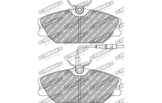 Brake pad set DS Performance FDS406 Ferodo Racing, Image 6