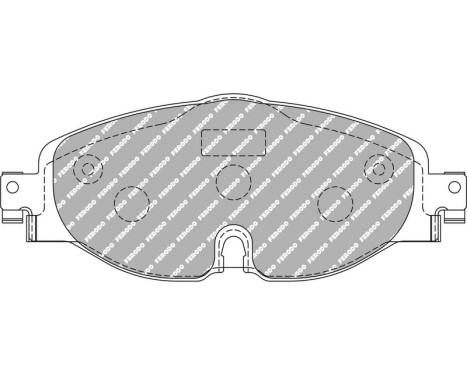 Brake pad set DS Performance FDS4433 Ferodo Racing, Image 6
