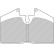 Brake pad set DS Performance FDS451 Ferodo Racing, Thumbnail 5