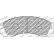 Brake pad set DS Performance FDS765 Ferodo Racing, Thumbnail 2