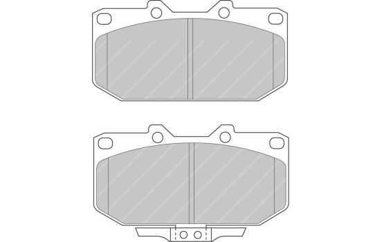 Brake pad set DS Performance FDS986 Ferodo Racing, Image 5