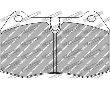 Brake pad set DS UNO FCP1561Z Ferodo Racing, Image 6